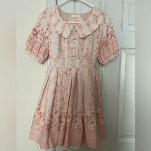 Liz Lisa My Melody 4th Collab 2014 Floral Pink One Piece Dress